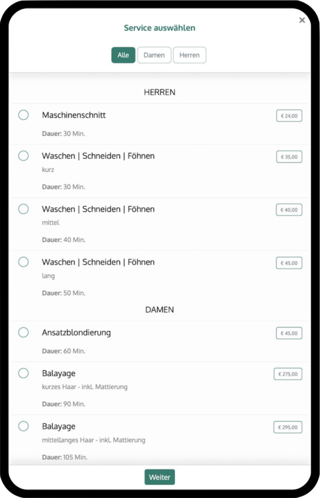 Beispiel Buchung Buchung